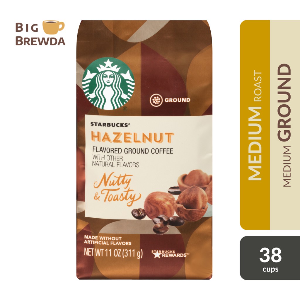 Starbucks Hazelnut Flavored Ground Coffee 11oz 311g Shopee Philippines