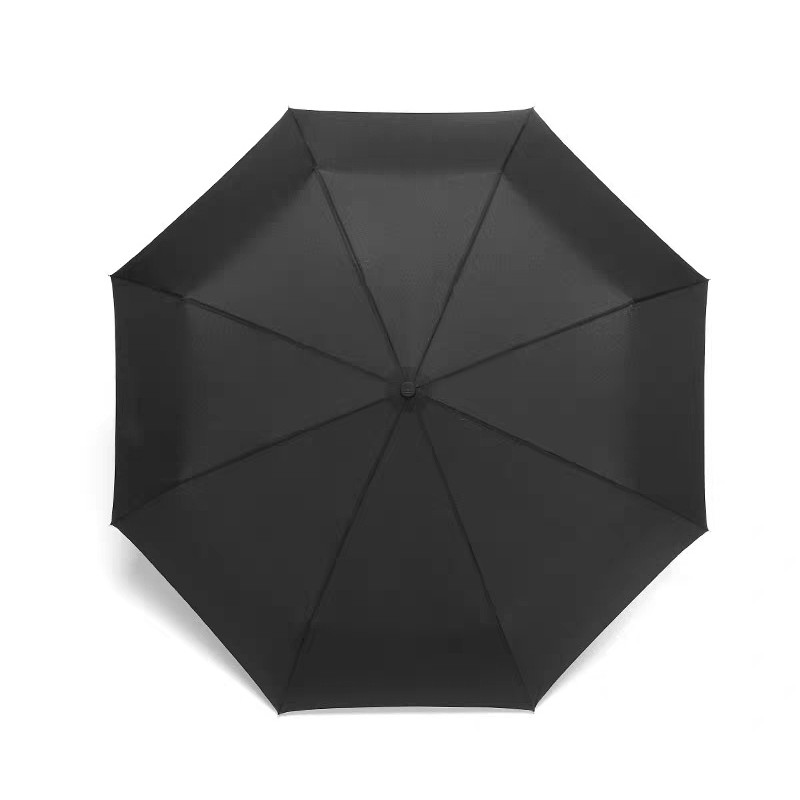Plain Black Umbrella With Design Lining Thick PVC Shopee Philippines