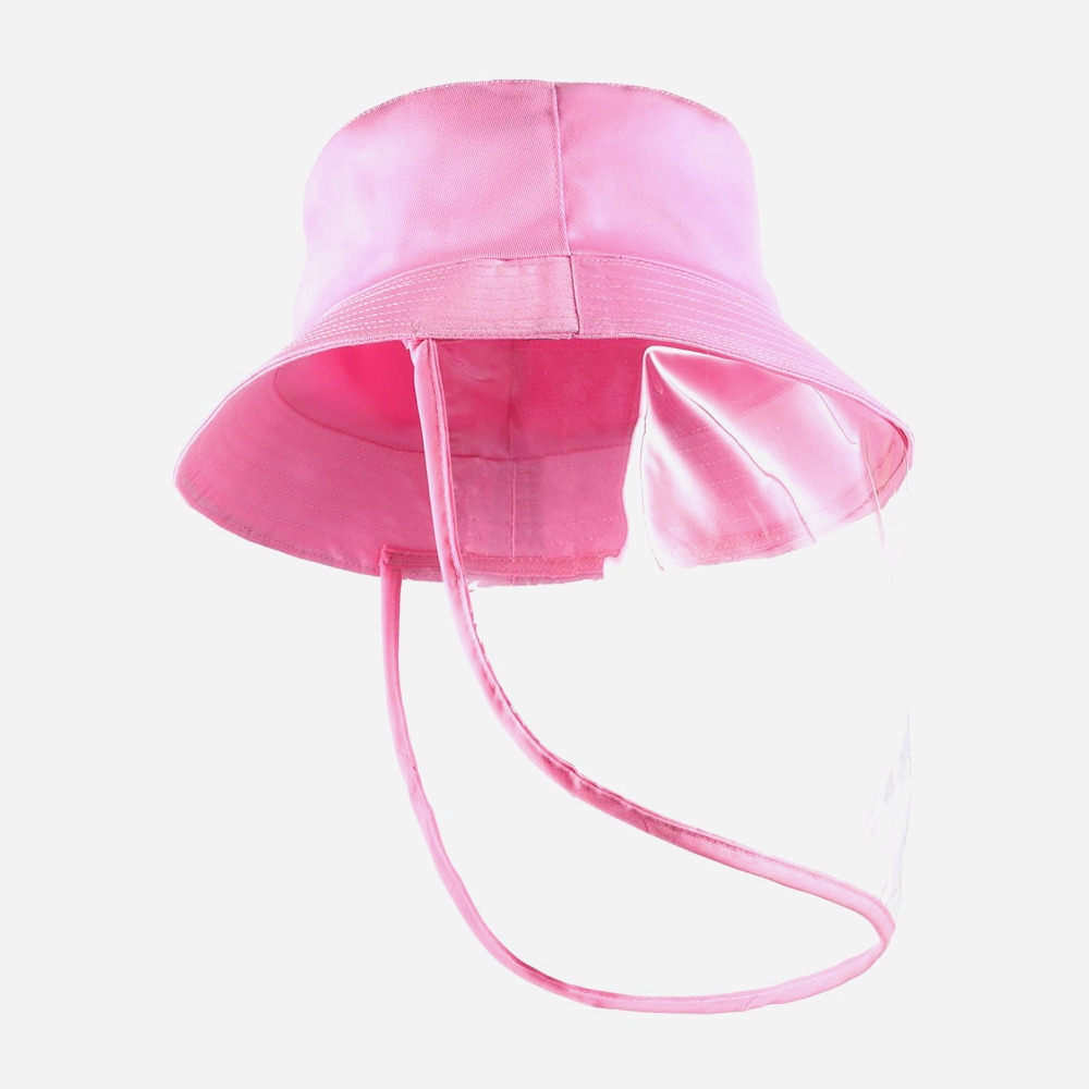 Sm Accessories Adults Bucket Hat With Face Shield Blush Shopee Philippines