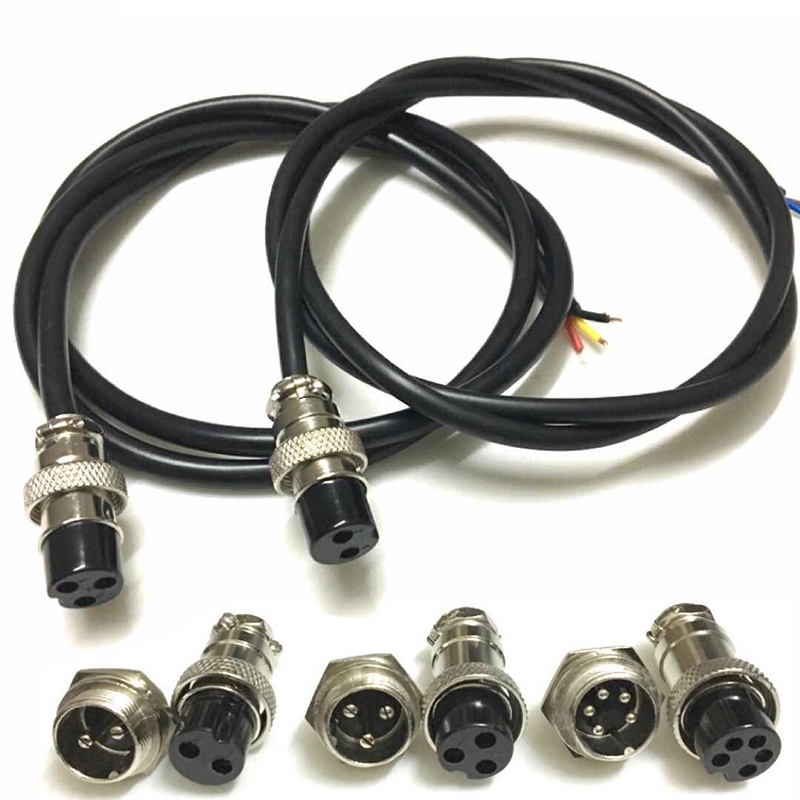 GX16 Aviation Plug Socket Connector 2P 3P 5P Pin Electric Scooter eBike