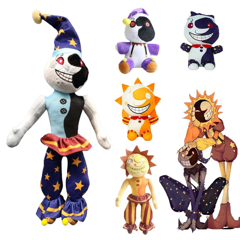 FNAF Sunrise Plush/FNAF Security Breach Moondrop Plush, 1/2 Pcs Sunrise ...