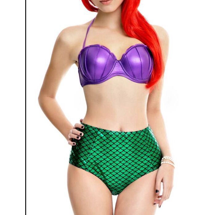 mermaid 2 piece swimsuit