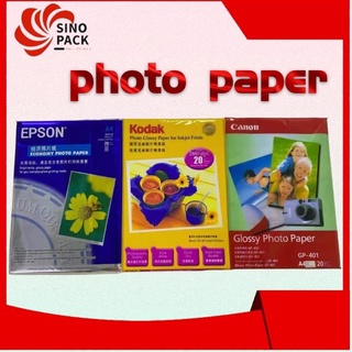KODAK PHOTO PAPER CANON PHOTO PAPER EPSON PHOTO PAPER GLOSSY PAPER A4
