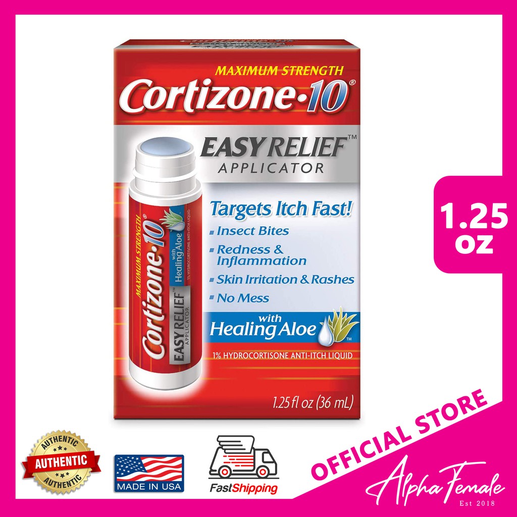 Cortizone 10 Easy Itch Relief Applicator Insect Bites, Rashes, Eczema, Seborrheic Dermatitis 1