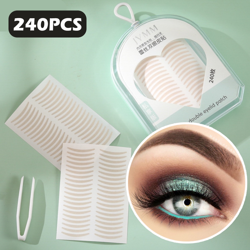 MATA Invisible Eyelid Veil 6 Sheets Contents 120 Pairs AQUA Scott
