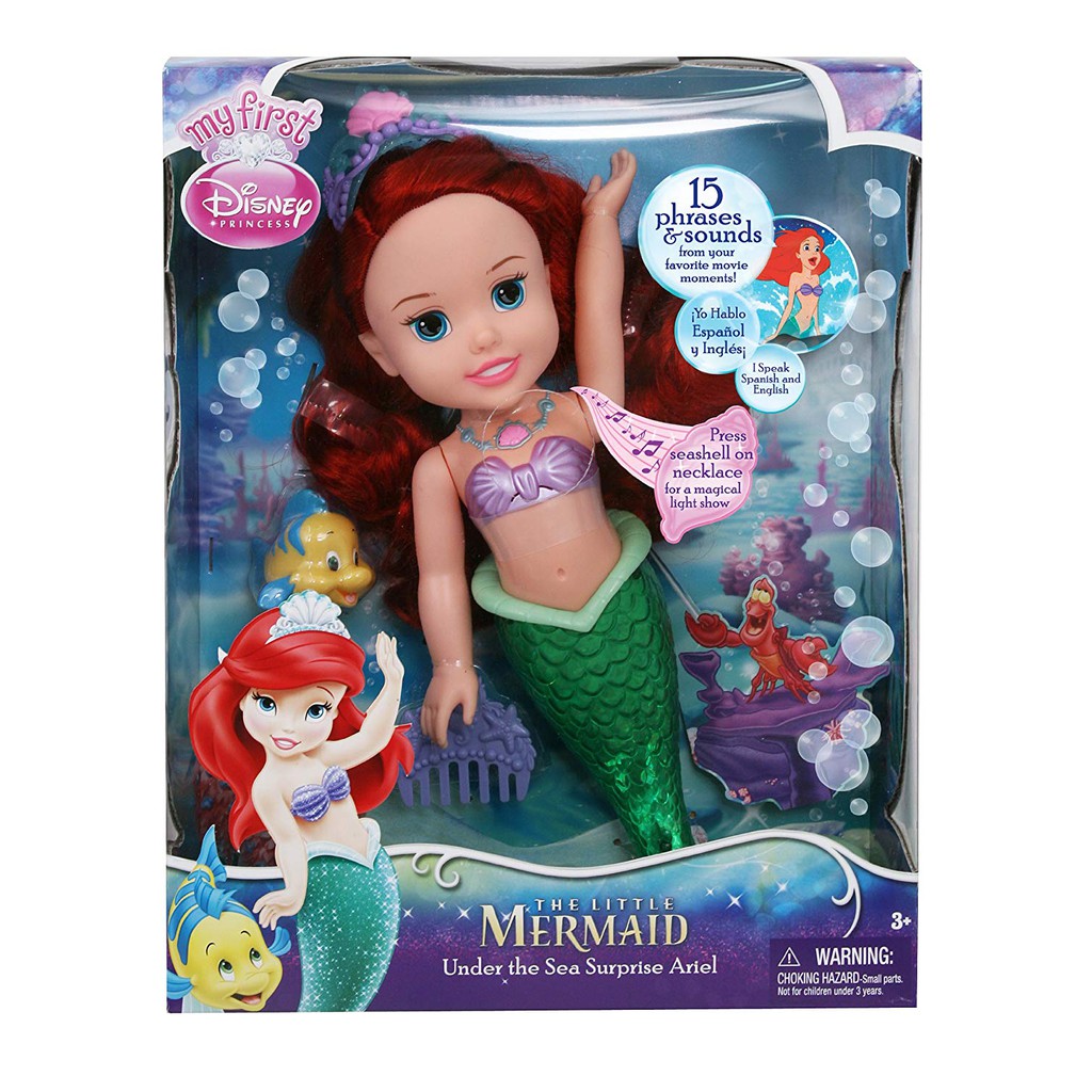 disney princess bathtime ariel little mermaid doll