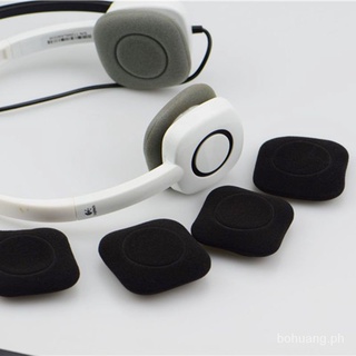 2PCS Replacement Soft Foam Earpads Ear Cover Cushions for Logitech H150 H130 H250 H151 Wireless Headphones Headset