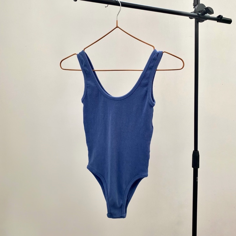 zara blue bodysuit (preloved) Shopee Philippines