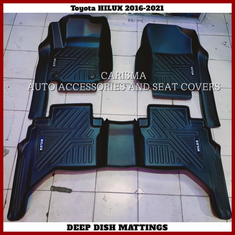 Toyota HILUX 5D DEEP DISH MATTING revo/conquest 20162021 (hilux