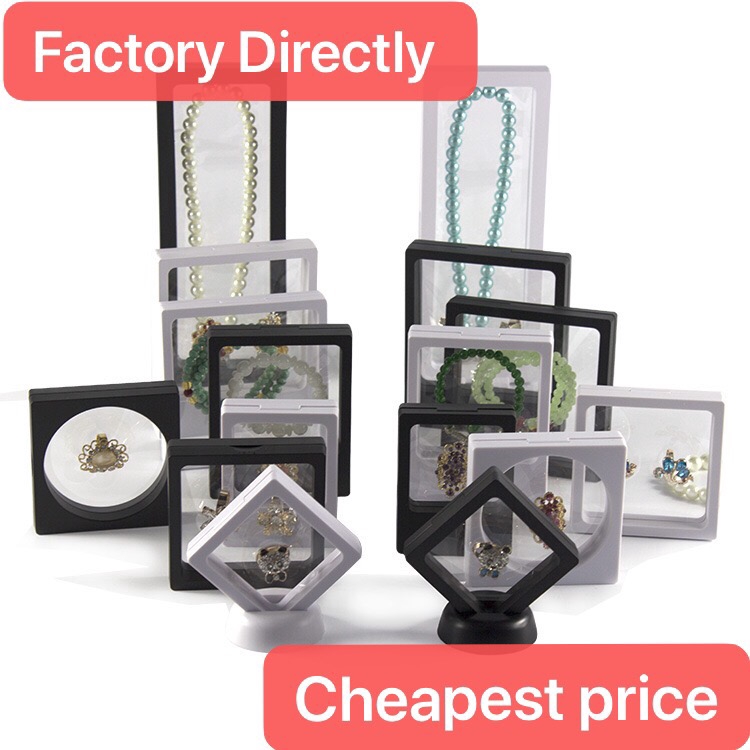 Download 3d Floating Picture Frame Shadow Window Box Jewelry Display Stand Ring Pendant Holder Protect Case Shopee Philippines