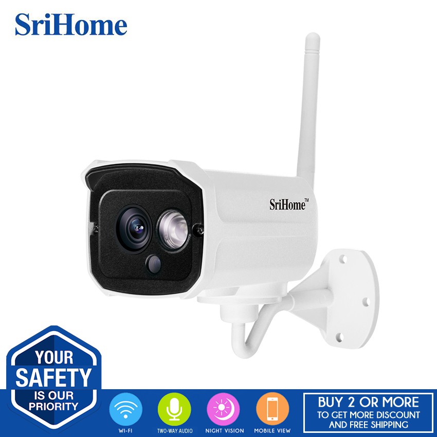 Sricam SriHome SH024 Wifi CCTV H.264 1080P 2MP Camera | Shopee Philippines