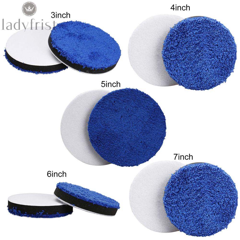 Polishing Pads Buffing Automotive Care Blue Microfiber For Car Polisher