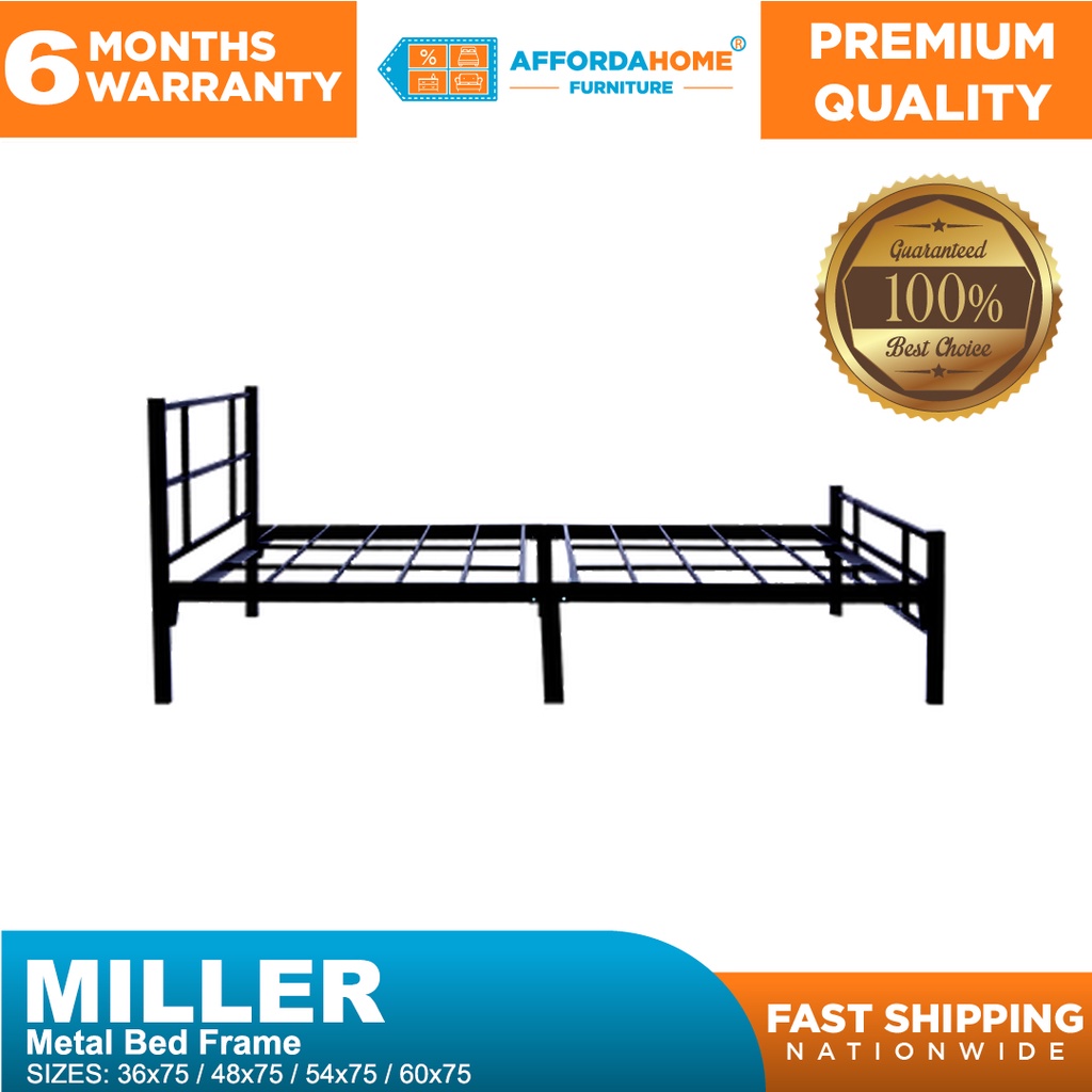 Affordahome Miller Metal Bed Frame Shopee Philippines