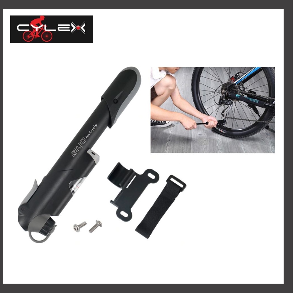 Cyclex GIYO GP41S Bike Pump Bicycle Air Pump with BuiltIn Pressure