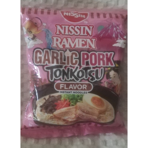 Nissin Ramen Garlic Pork Tonkotsu Shopee Philippines