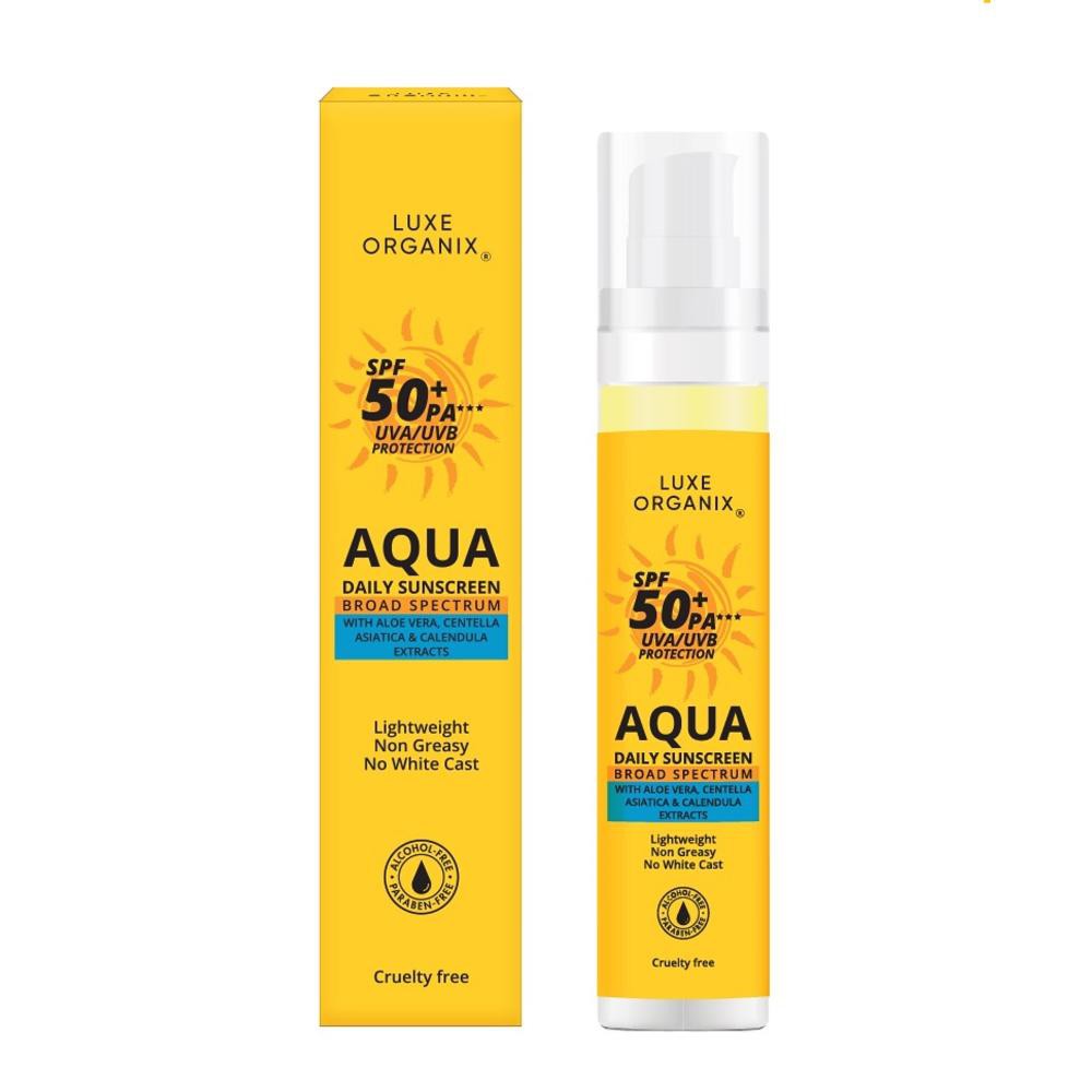 Luxe Organix Aqua Daily Sunscreen SPF 50 | Shopee Philippines