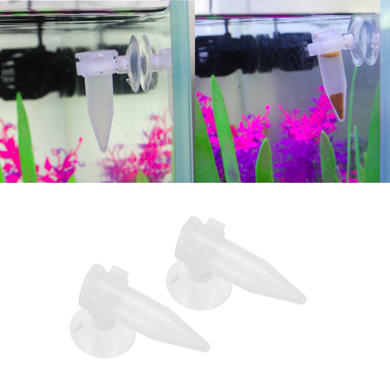 Senzeal Aquarium Fish Food Feeder Plastic Feeding Cup Brine Shrimp