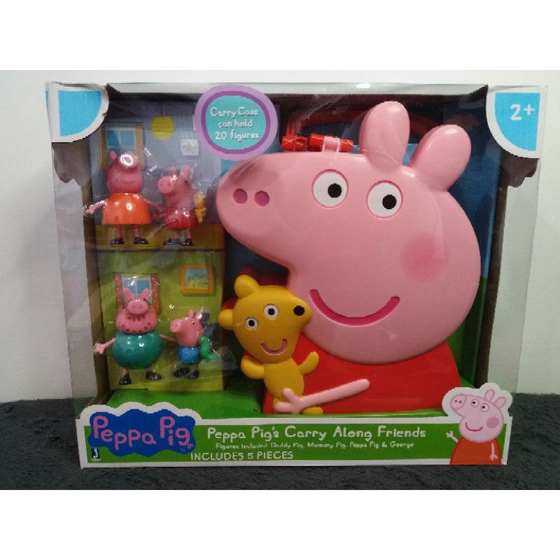 Authentic Peppa Pig Carry Along Friends - 5pc set | Shopee Philippines