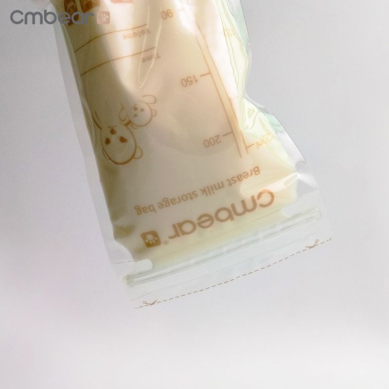 30pcs Cmbear Breastmilk Storage Bag Sterilized By Gamma Ray 220ml
