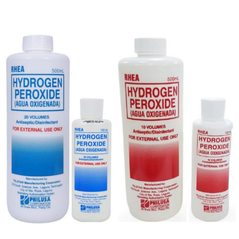 Hydrogen Peroxide Agua Oxigenada Antiseptic/Disinfectant Shopee
