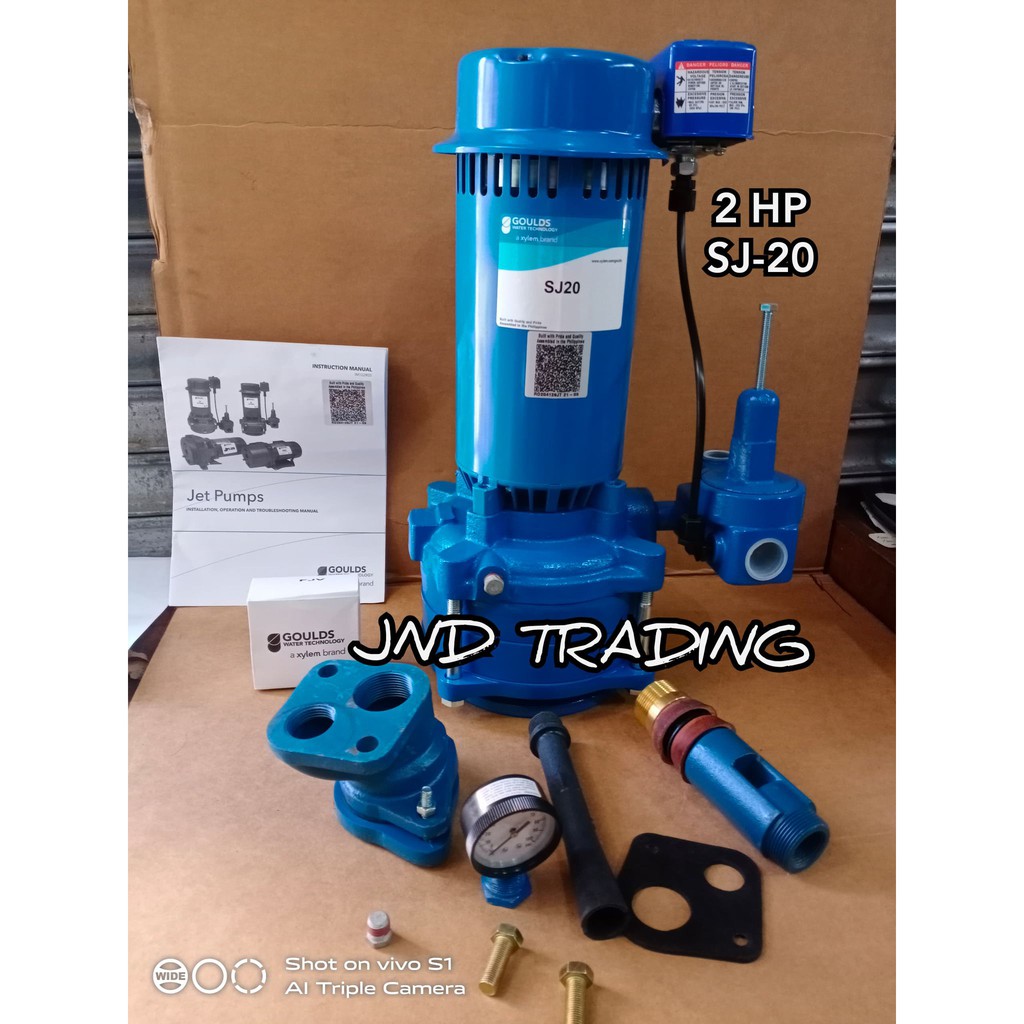 2 HP GOULDS USA DEEP WELL PUMP SJ20 Shopee Philippines
