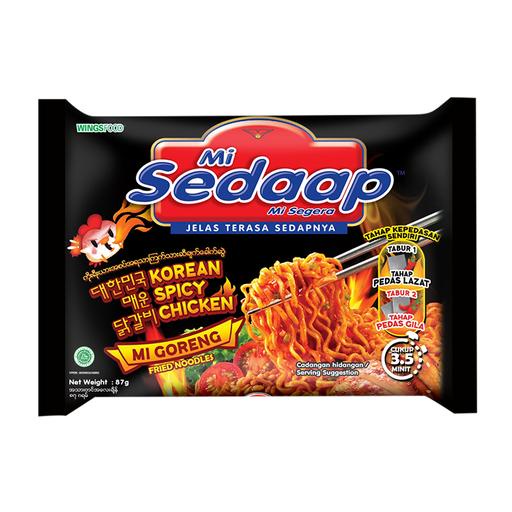 Mi Sedaap Instant Korean Spicy Chicken Noodles From Indonesia 87g