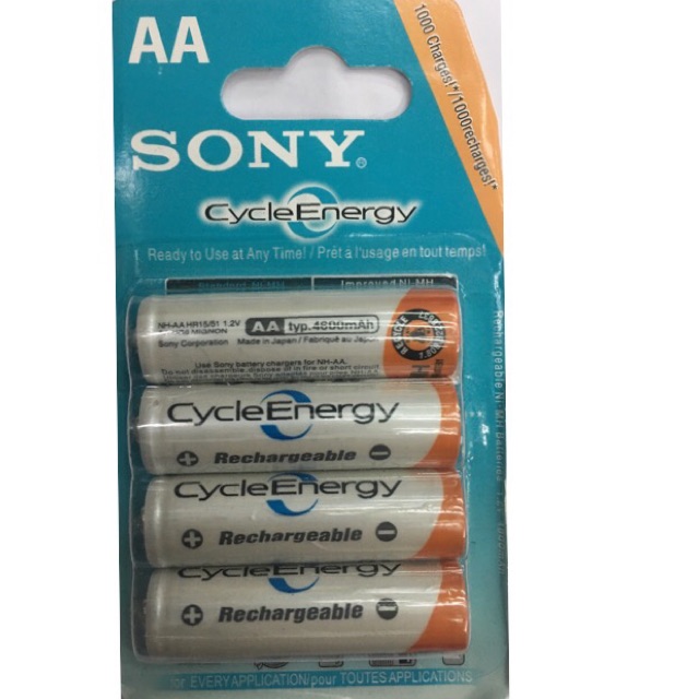 sony rechargeable battery AA/AAA(4PCS) | Shopee Philippines