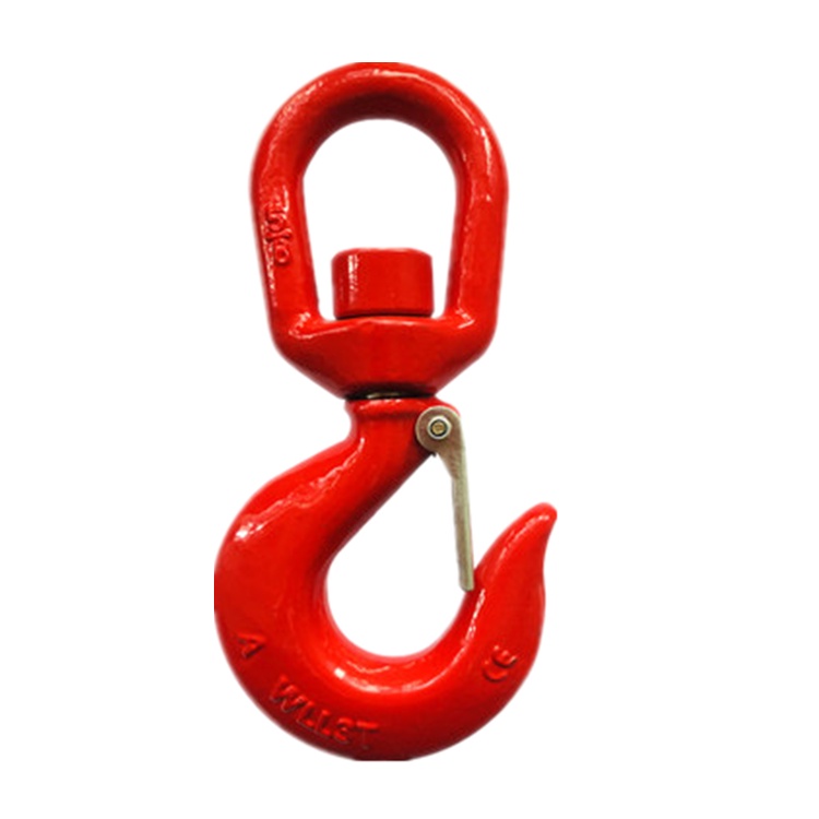 1T 3T Sparrow Rotating Hook Carbon Steel Swivel Hook With Latches ...