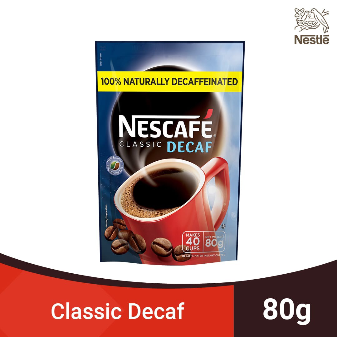 NESCAFE Classic Decaf Instant Coffee 80g | Shopee Philippines