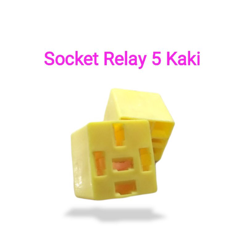 Relay Socket / Relay Box / Relay Socket / Yellow Relay House 5 Feet