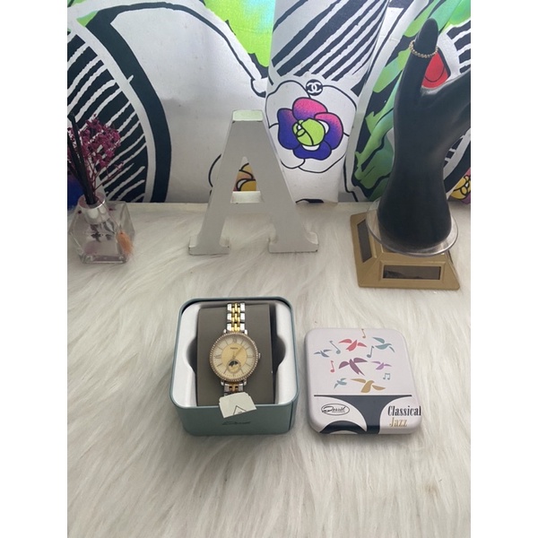 Original Fossil Jacqueline Two Tone Watch Shopee Philippines