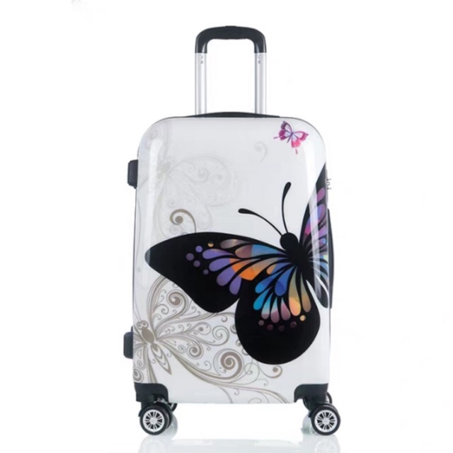 butterfly suitcase