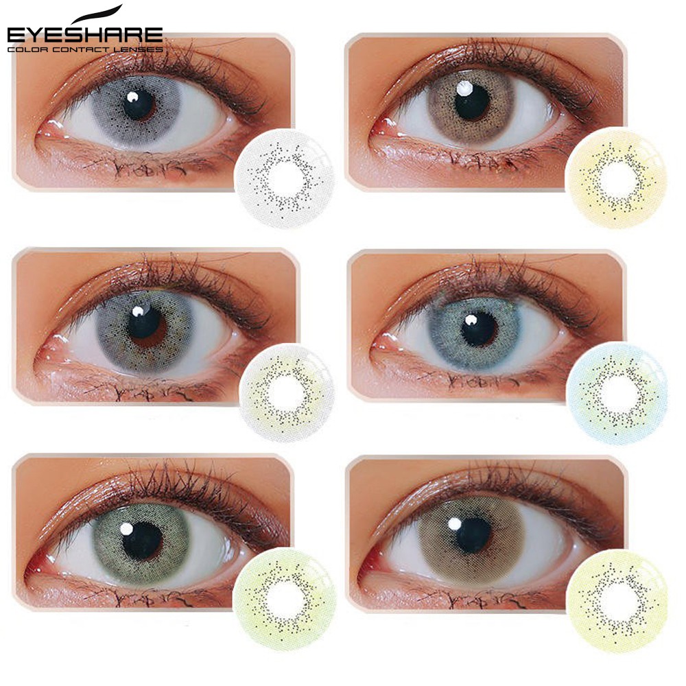 EYESHARE 2pcs Ocean Series Natural Contact lens Coloured Contact lenses