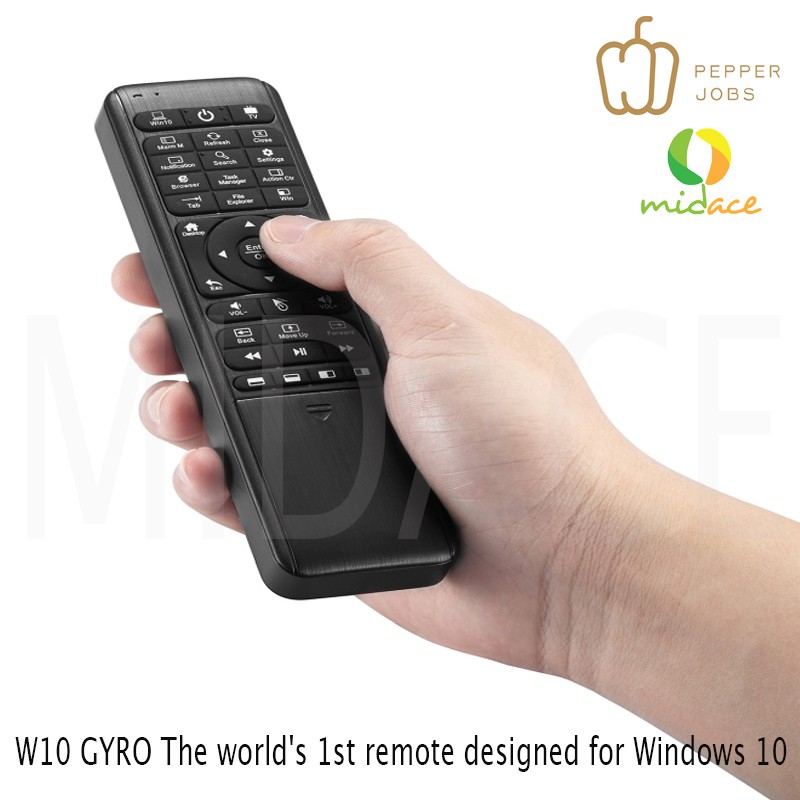 PEPPER JOBS W10 GYRO THE WORLD'S 1ST REMOTE DESIGNED FOR WINDOWS 10 ...
