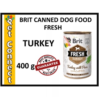 Brit Fresh TURKEY 400g Canned Dog Food #1