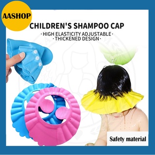 Baby Bath Cap Baby Shower Cap Baby Shampoo Cap Baby Cartoon Shower Cap Wash Hair Hat Ear Waterproof #1