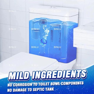 Blue bubble toilet deodorant,automatic flush concentrated cleaner,toilet bowl air freshener,BINLU #4