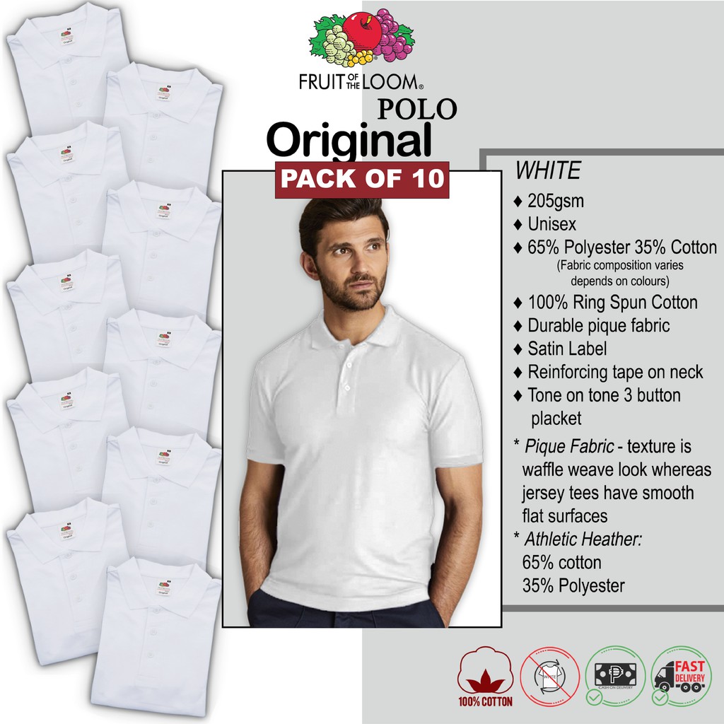 polo shirt 10 pack