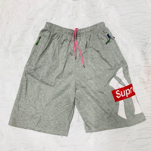 supreme grey shorts