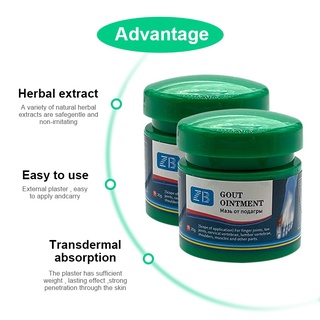 20G Gout Ointment Cream Finger Toe Bone Spur Gout Cause Joint Knee Pain PainKiller Treatment Health #5