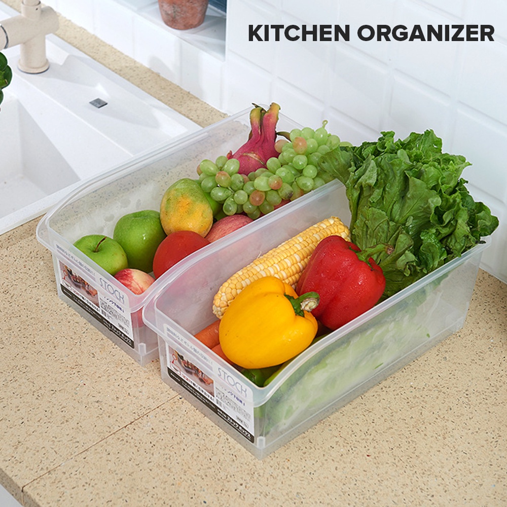 LOCAUPIN Plastic Multifunctional Kitchen Organizer Food Storage Pantry