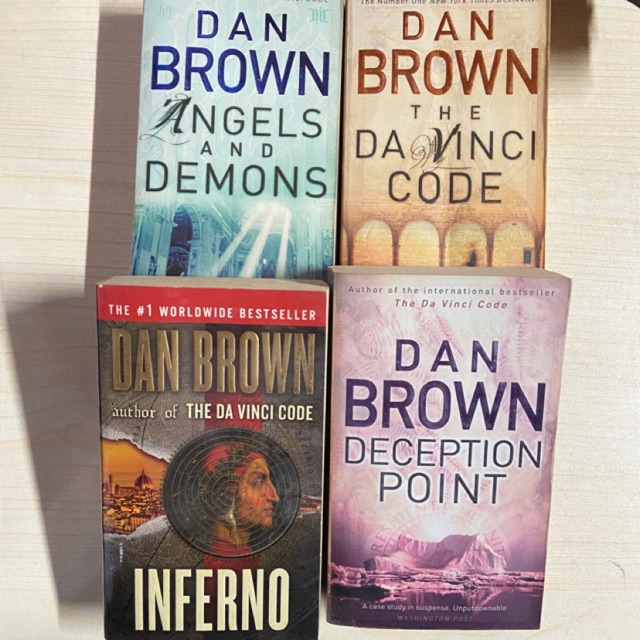 Dan Brown, The Da Vinci Code, Angels and Demons, Deception Point