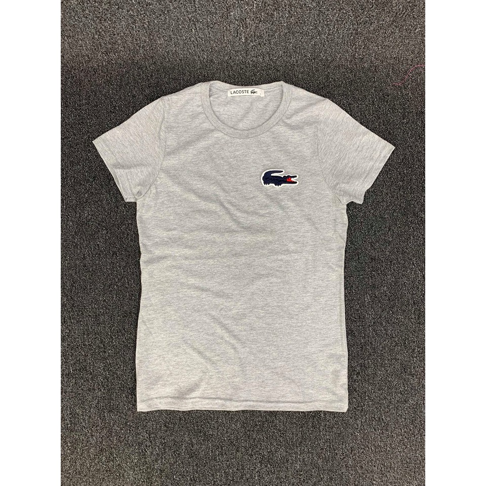 navy blue lacoste t shirt