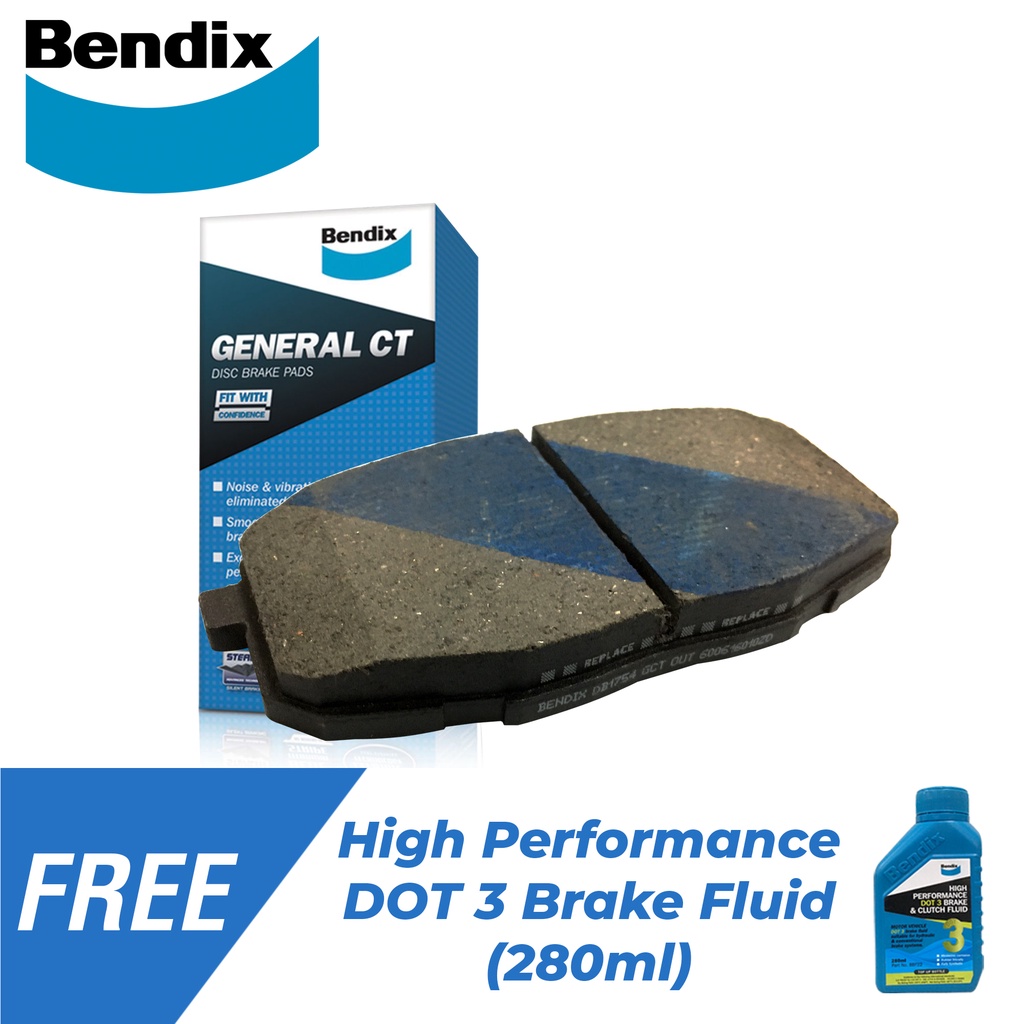 Bendix Brake Pads GCT DB1754 Front Set for Hyundai Kona 20192022