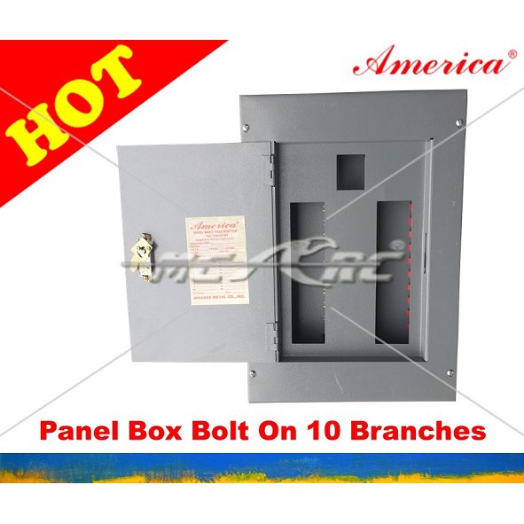 America Panel Box 2 Pole Bolt On 10 Branches | Shopee Philippines