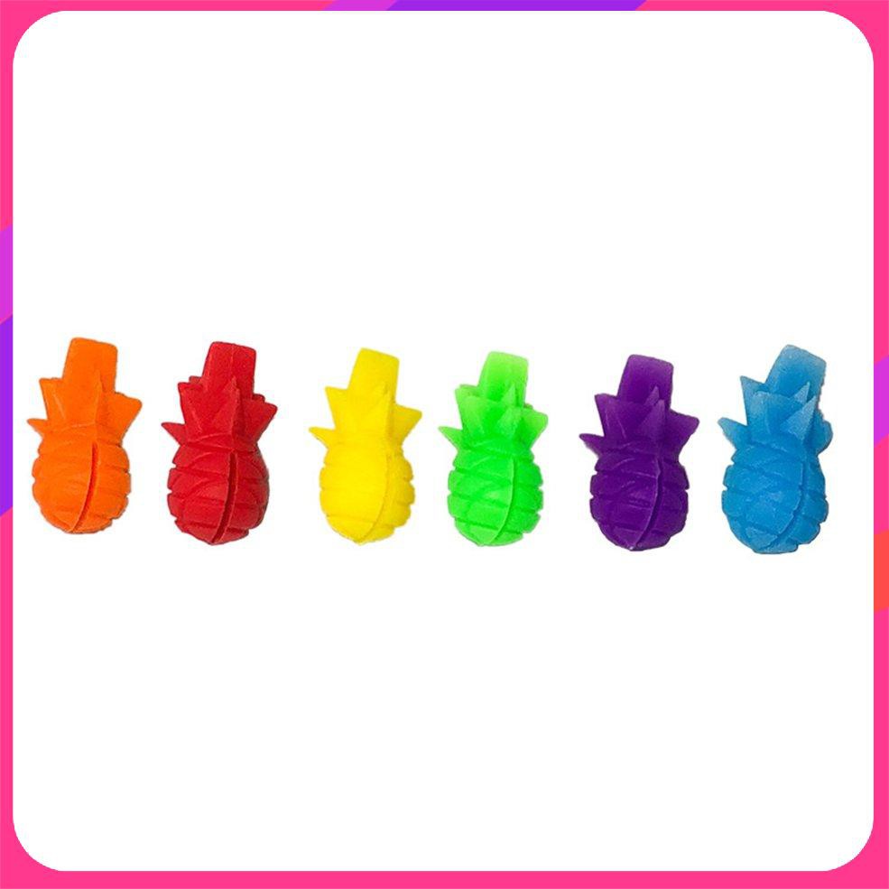 7.86Pcs Wine Glass Markers Silicone Drink Markers Pineapple Shape Drink Tags | Shopee Philippines