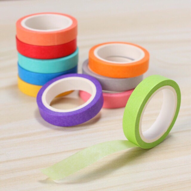 Coloured paper tape (6colors) | Shopee Philippines