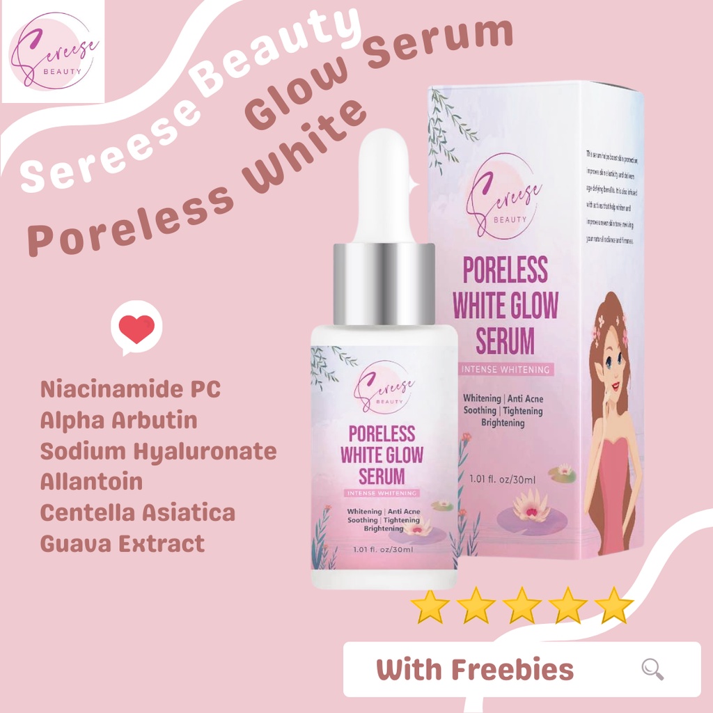 Orig Sereese Beauty Poreless WhiteGlow Serum | Shopee Philippines