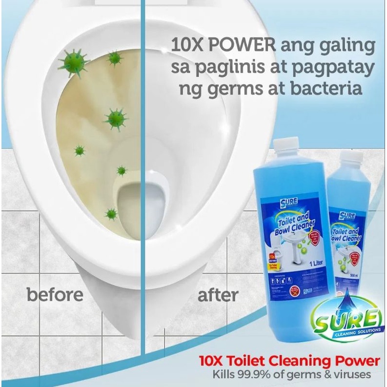 TOILET and BOWL CLEANER 500 ml/ PANGLINIS NG CR Shopee Philippines