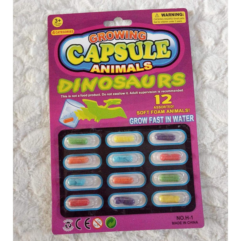 Magic Dinosaurs Growing Capsules 12 pc Shopee Philippines